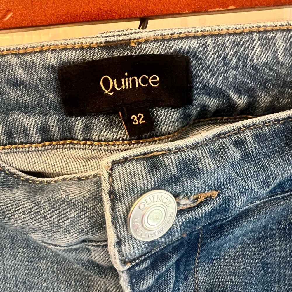Quince Women's Bella Stretch Straight Leg Jeans - Picture 4 of 4